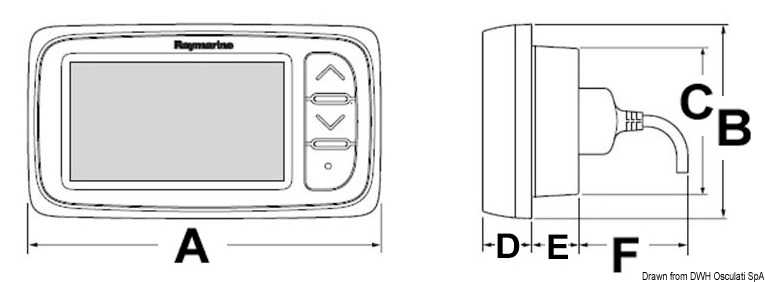 Raymarine i40 Bidata affichage numérique compact