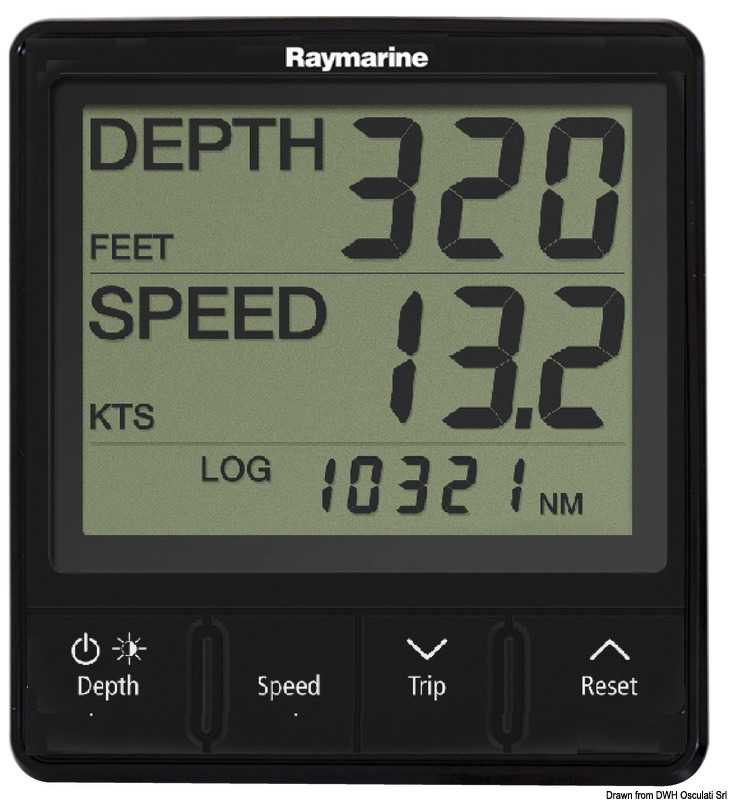 Raymarine i50 Tridata affichage numérique