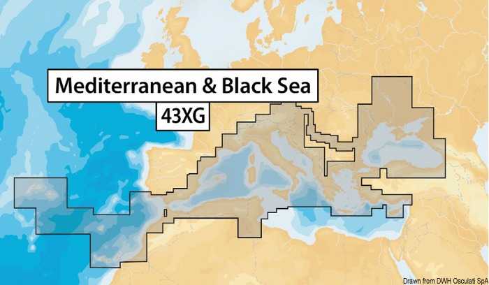 Navionics XL9-43XG nautical chart