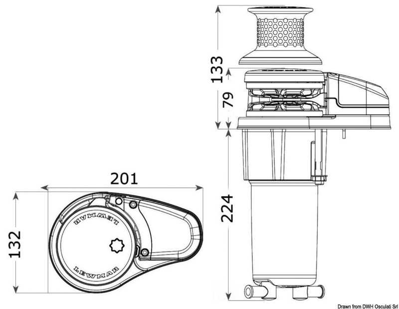 Guindeau VX1L 12V 800W 6-7mm sans cloche bout 12-16mm