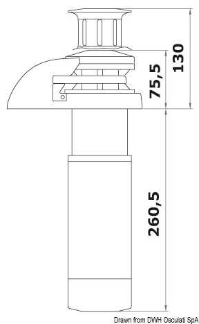 Treuil Italwinch Smart V 500W 12V 6mm ISO bas