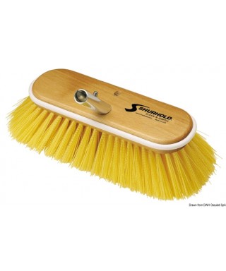 Brosse 10 pouces fibres moyennes jaunes