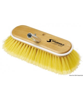 Brosse 10 pouces fibres souples jaunes