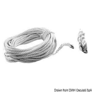 Cordage et maillon à riveter 10 mm pour guideaux