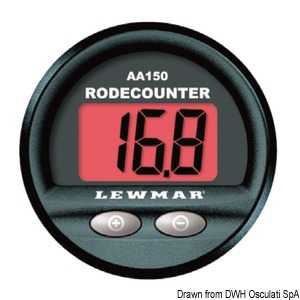 Compteur chaîne Lewmar AA150 fonctions de base