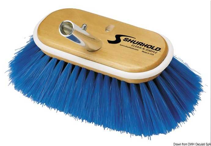 Brosse 6 pouces fibres souples bleus