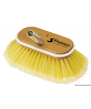 Brosse 6 pouces fibre souples jaunes