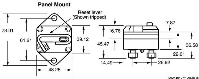 Coupe-circuit à encastrer 150A