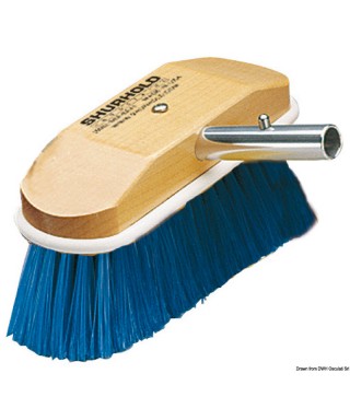 Brosse 8 pouces fibres souples bleu