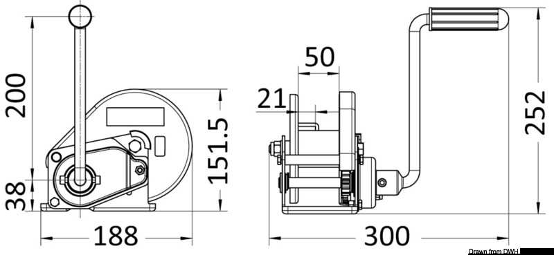 Treuil Rock Traction Traction maxi 680 kg