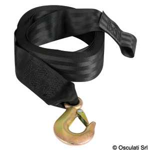 Sangle nylon 7,5 m avec mousqueton