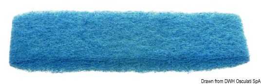 Tampon abrasif Yachticon Medium bleu 260x115mm