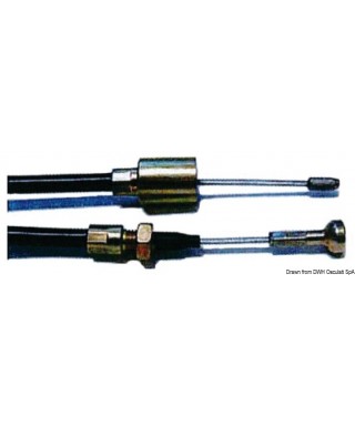 Câble frein Compact 1637 Longueur 1320-1516 mm Type B