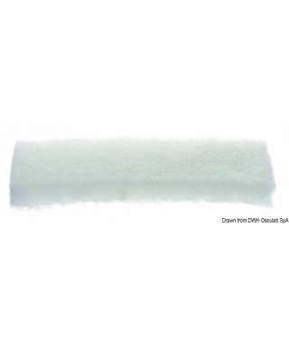 Tampon abrasif Yachticon Soft blanc 260x115mm