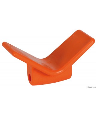 Butée de proue orange polyuréthane 105x67x124mm