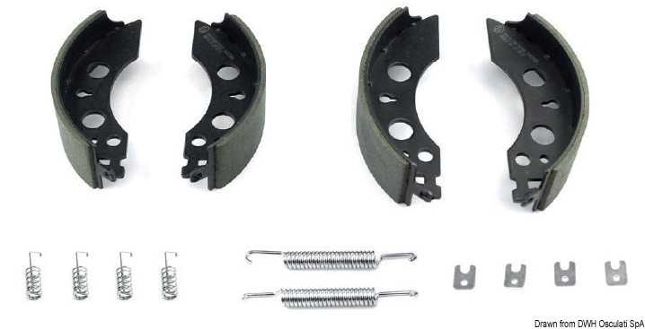 Kit freins pour remorque Knott 203216-47 203x40mm