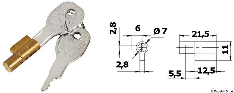 Cadenas pour crochet de remorque