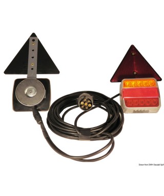 KIt feu à LED fixation magnétique 4 fonctions 12/24V