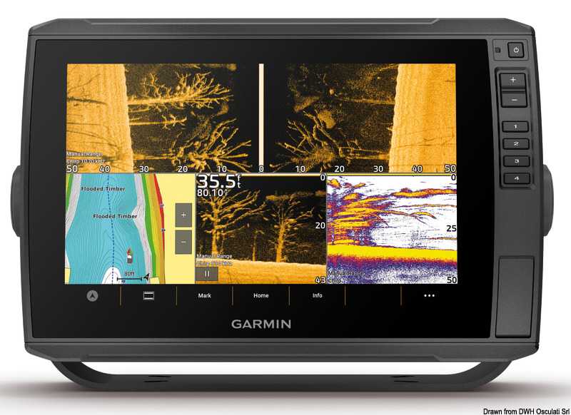 Traceur ECHOMAP Ultra 2 122sv de 12" module sondeur intégré