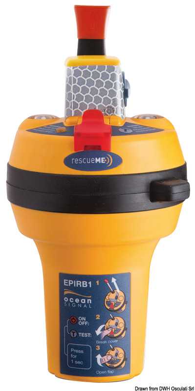 Balise Epirb1 OCEAN SIGNAL avec GPS CAT2 manuel