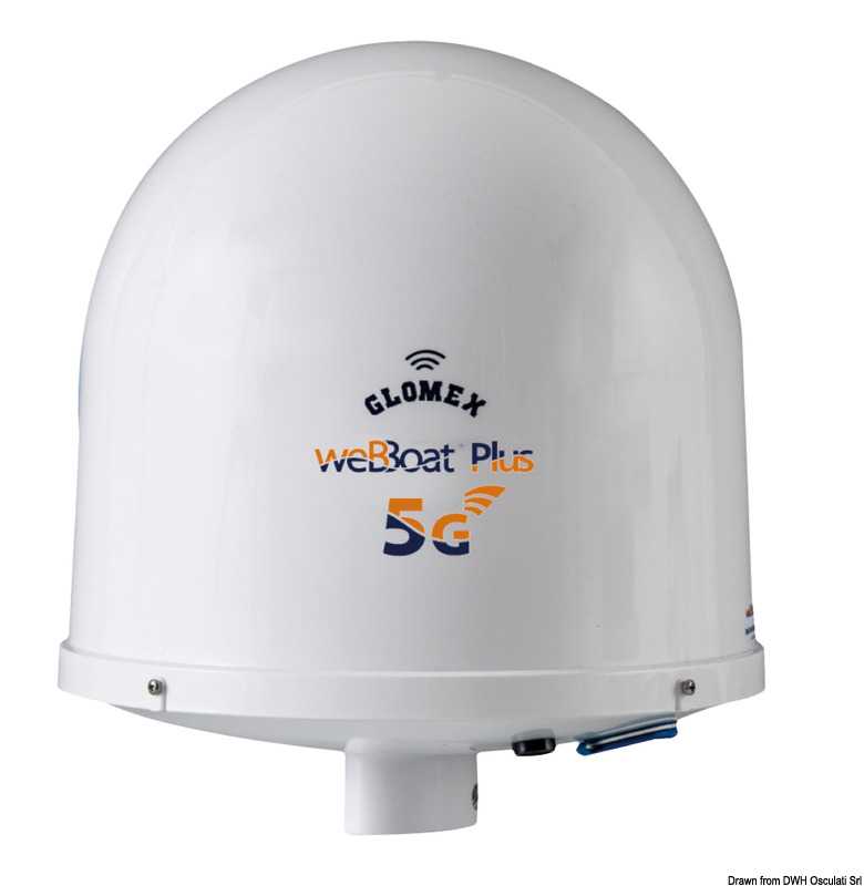 Antenne weBBoat® Plus 5G/4G/Wi-Fi DUAL SIM GLOMEX