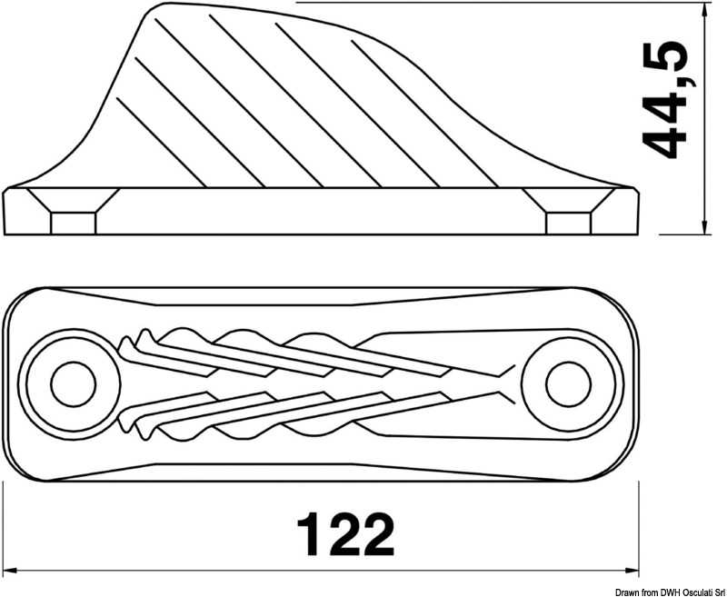 Coinceur CLAMCLEATS CL 205 pour écoutes 10-16mm