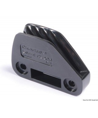 Coinceur clamcleat CL 206 nylon pour écoutes 6-10mm droit