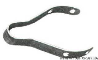 Cavalier en inox pour bôme 4 trous