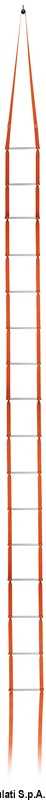 Echelle de mat hauteur 10m couleur grise