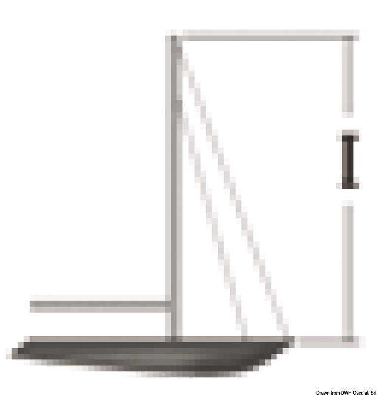 Echelle de mat hauteur 10m couleur grise