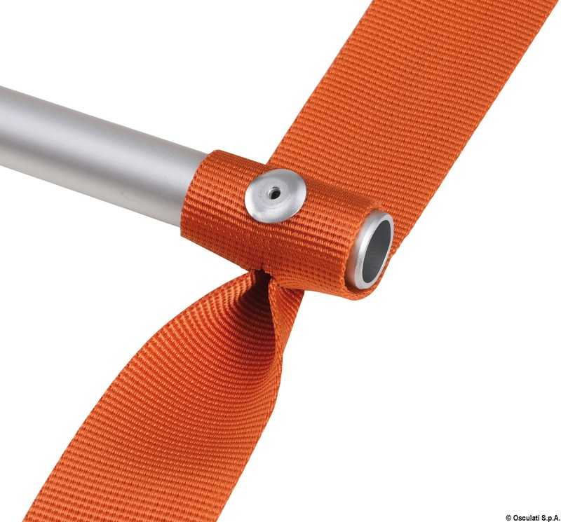 Echelle de mat hauteur 14m couleur orange