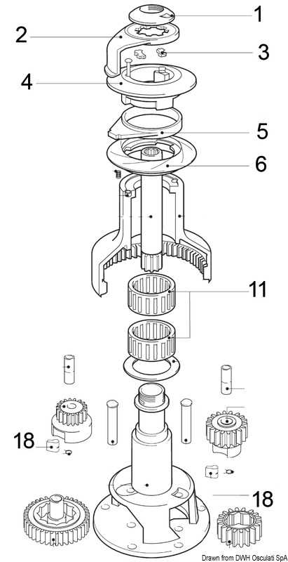 Feeder arm winch modèle 16ST Self-tailing arm - 2