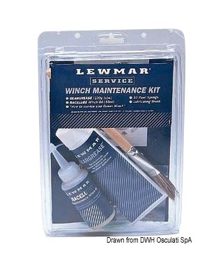 Kit de maintenance winch LEWMAR huile graisse pinceau et 10 ressorts