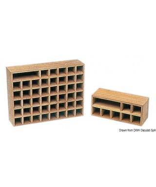 Rangement pavillon national 40 pavillons 41x31x10,5 cm