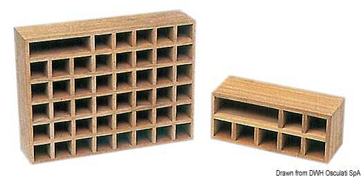 Rangement pavillon national 7 pavillons 26x11x10,5 cm