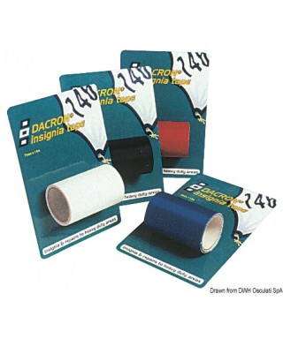 Ruban adhésif 75mm x 1,5m bleu PSP Dacron Insigna