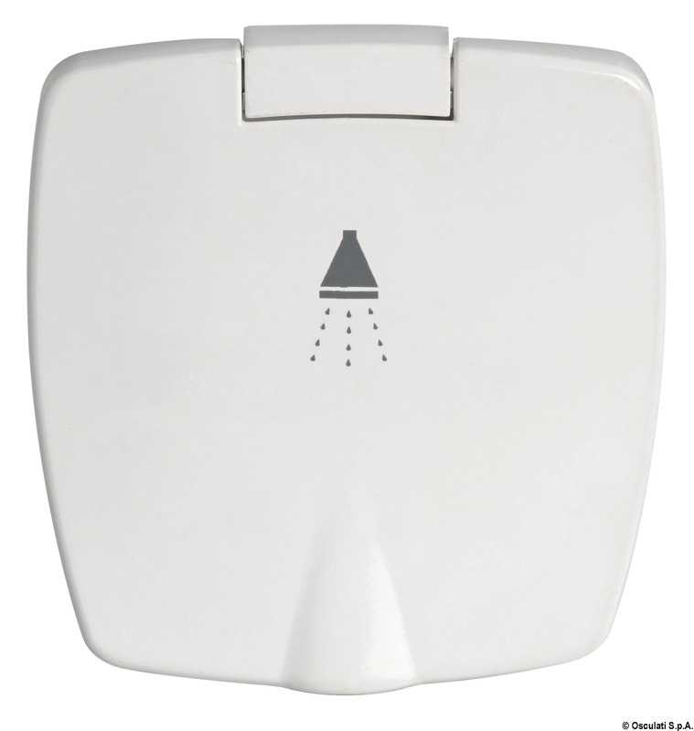 Douche New Edge chromée tuyau PVC 4 m