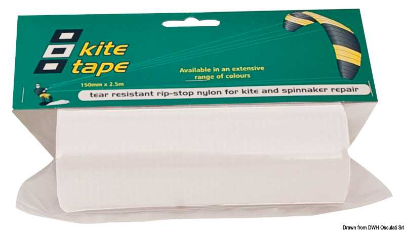 Ruban auto-adhésif blanc PSP Kite Tape 150mm x 2,5m