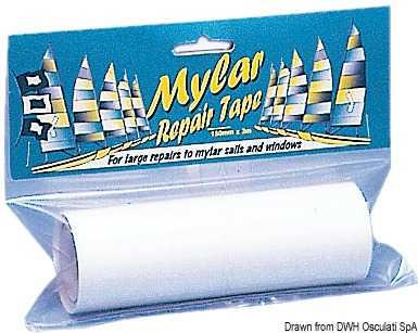 Ruban transparent Mylar pour réparations 150mm x 3 m