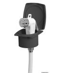 Douche Boris finition noire tuyau PVC 4 m