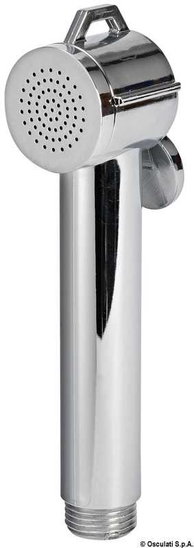 Coffret douche blanc New Edge tuyau inox 2,5 m