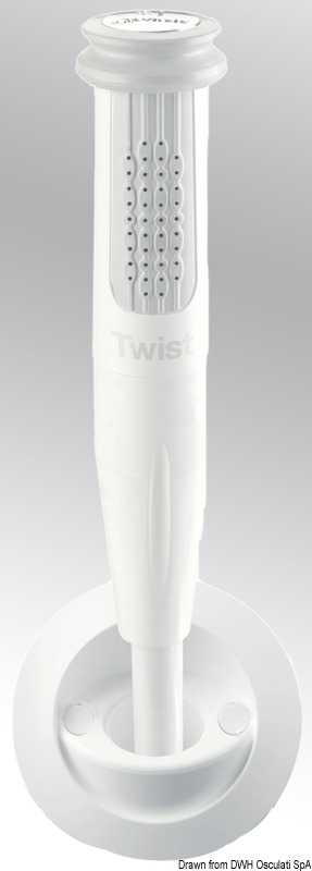 Douche Whale Twist eau froide droite gris