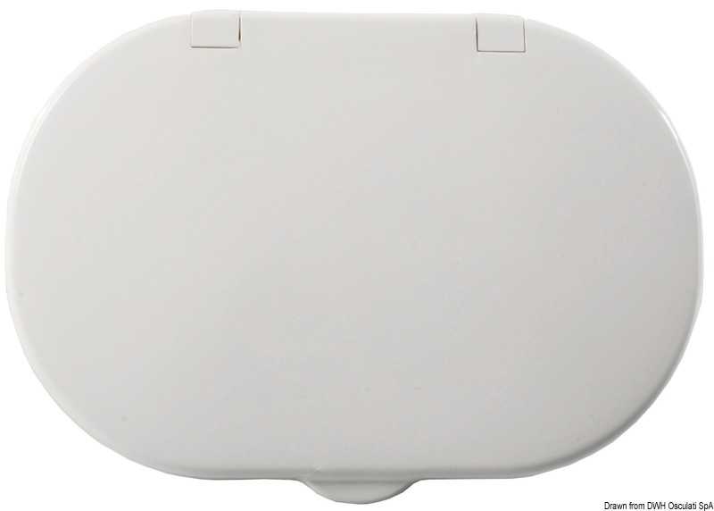 Porte neutral Oval blanche