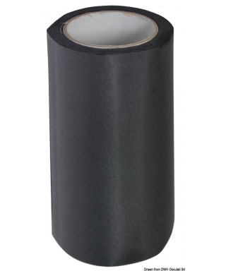 Ruban MastCollar Noir pour sceller le pied de mat 100mm x 1,25m