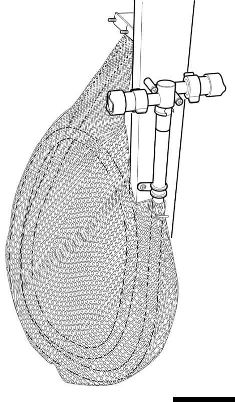 Sac Whale pour loger le tuyau de la douche