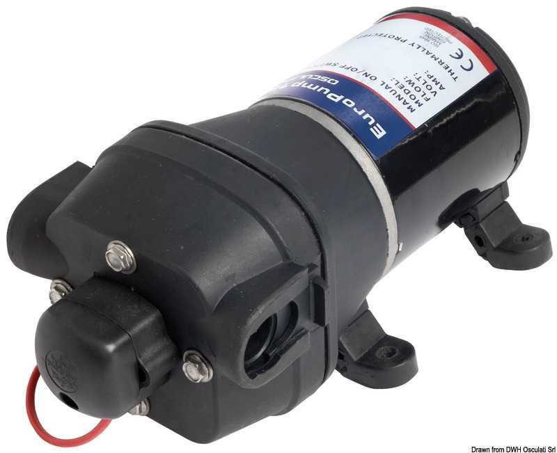 Autoclave Europump 18 4 soupapes 24V Débit 17L/m peut fonctionner à sec