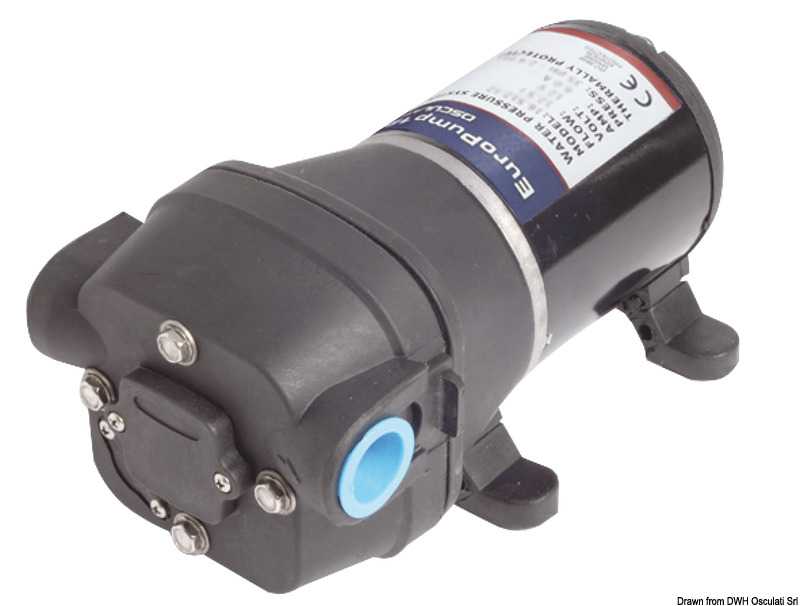 Pompe circulation d'eau 12V 5A Débit 6L/m échangeurs de chaleur