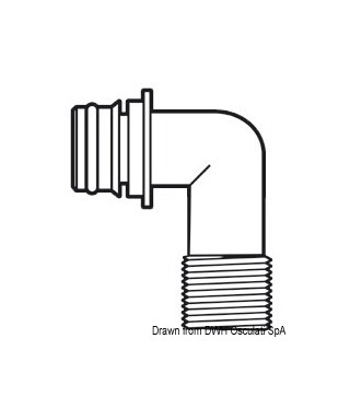 Europump raccord express gachette 90 degrés 1/2" fileté