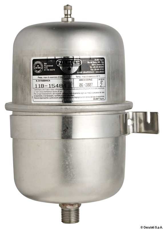 Vase d'expansion pour autoclaves et chauffe eau 2 L