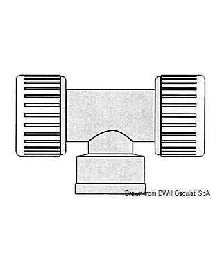 Raccord T en laiton 1/2" Hydrofix relier vases d'expansion chauffe-eau